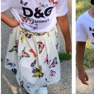 Dolce & gabbana top and skirt set